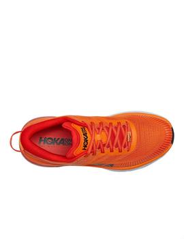 Zapatillas running Bondi 7 - Naranja