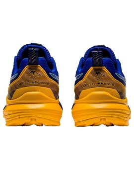 Zapatillas trail Gel trabuco 9 - Azul amarillo