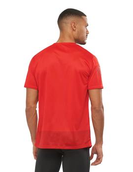 Camiseta tecnica Sense tee m - Rojo marrón