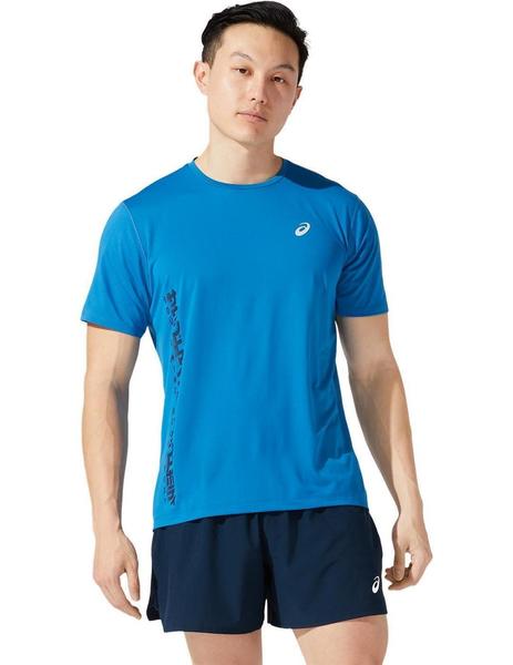 Camiseta Run ss top - Azul