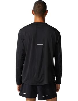 Camiseta Run ls top - Negro gris