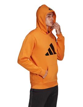Sudadera M fleece wtr hoodie - Naranja