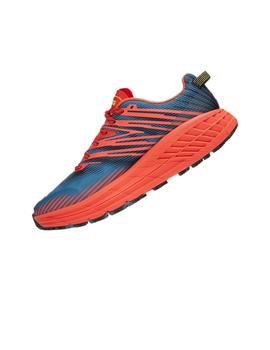 Zapatillas trail Speedgoat 4 wide - Naranja azul