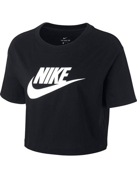 Camiseta Cropped tee Essential - Negro