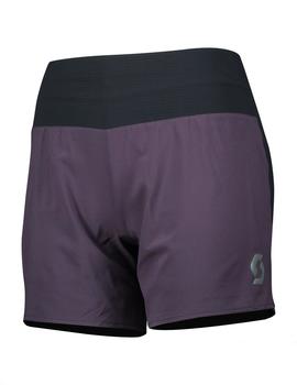 Pantalón corto Trail run w - Dark purple