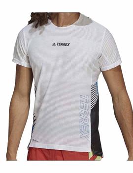 Camiseta tecnica Agr pro tee V - Blanco