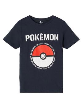 Camiseta Pokemon nial ss top box - Marino