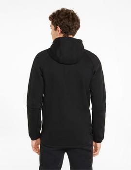 Chaqueta Evostripe full zip hoodie - Negro