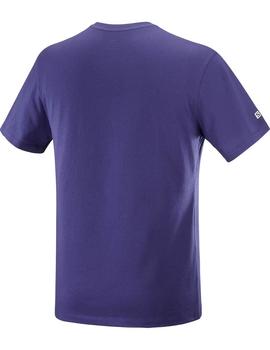 Camiseta algodón Outlife logo - Azul  marino