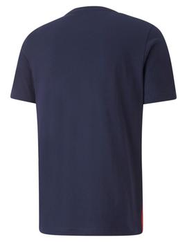 Camiseta Colorblock tee - Azul