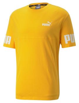 Camiseta Power colorbolck tee - Naranja