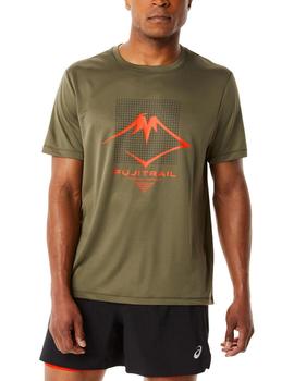 Camiseta técnica Fujitrail logo ss top - Verde