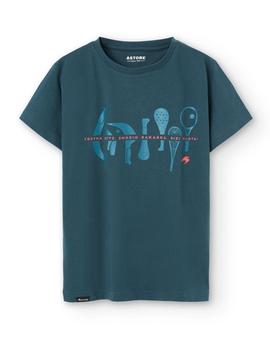 Camiseta Bizipilota inf - Azul