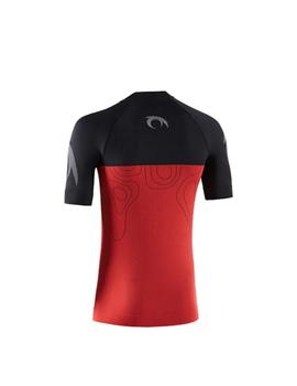 Camiseta Samba short sleeves - Negro rojo