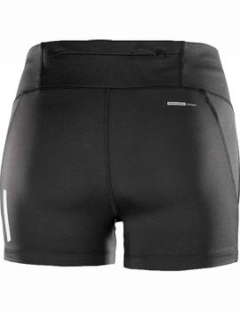 Pantalon corto Agile short thigt w - Negro