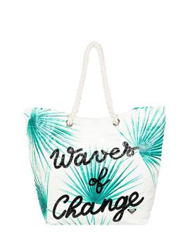 BOLSO WAVES OF CHANGES - BLANCO FLORES
