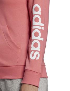 Chaqueta Linear ft full zip hoodie w - Coral