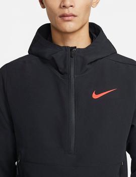 Sudadera Nike pro - Negro rojo