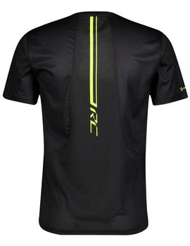 Camiseta tecnica ms Rc run s sl - Negro amarillo