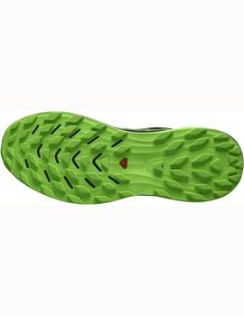 Zapatillas trail Ultra glide - Negro verde